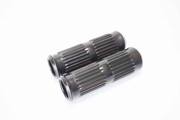 Popolare L53 - COPPIA MANOPOLE COLORE NERO LAMBRETTA DL 125-150-200-LUI 50-75