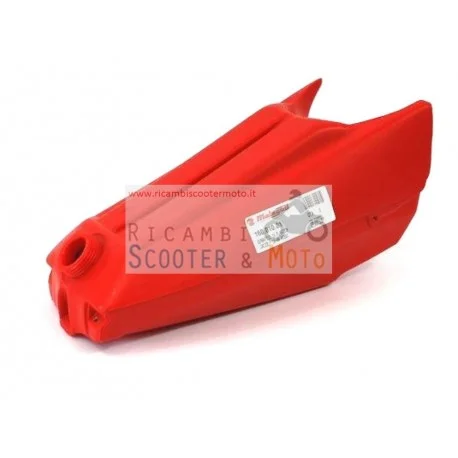 Serbatoio benzina in plastica Originale Malaguti Grizzly 50 12 '90 Rosso Reso Gratuito