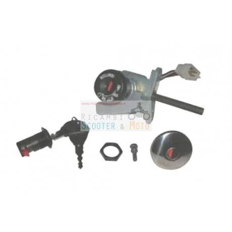 Kit Serrature Blocchetto Con Tappo Yamaha Majesty Dd 125 150 180 Prezzo Conveniente