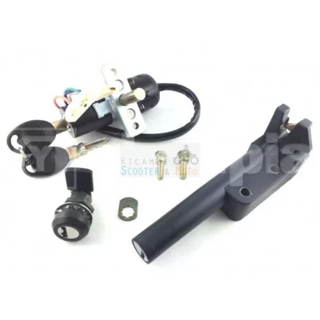 Prezzo Conveniente Kit Serrature Blocchetto Quadro Chiave Avviamento Aprilia 50 Sr Rally