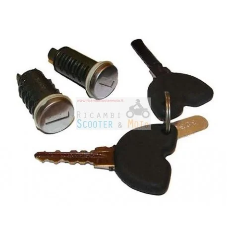 Ordina Subito Kit Serrature Cilindretti Piaggio 50 125 150 Liberty Fly Zip Vespa Et2 Et4