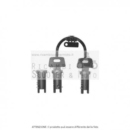 Serrature Kit 3 Pezzi Zadi Originale Piaggio Nrg Dd 50 94/96 Occasione