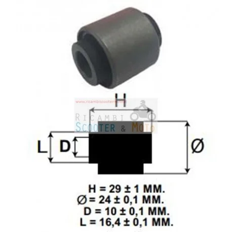 Più Venduto Silent Block Supporto Motore Peugeot Geopolis Satelis 250 (2002-2007)