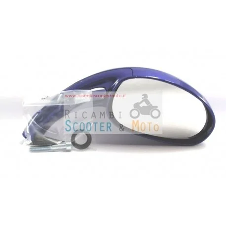 Consegna Rapida Specchietto Dx Completo Originale Malaguti F 12 F 15 Blu Race