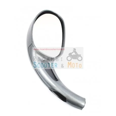 Specchietto Dx Completo Originale Malaguti F 12 F 15 Grigio Spectrum Nuovo Arrivo