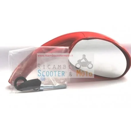 Offerta Del Giorno Specchietto Dx Completo Originale Malaguti F 12 F 15 Rosso Corsa