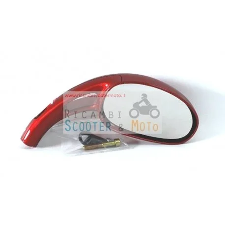 Specchietto Dx Completo Originale Malaguti F 12 F 15 Rosso Ds Must-Have
