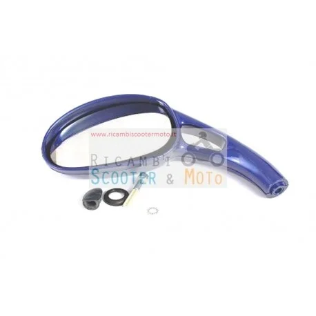 Specchietto Sx Completo Originale Malaguti F 12 F 15 Blu Race Nuovo Arrivo