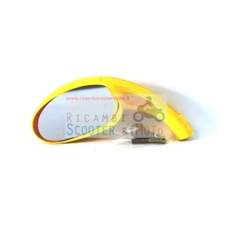 Nuova Collezione Specchietto Sx Completo Originale Malaguti F 12 F 15 Giallo
