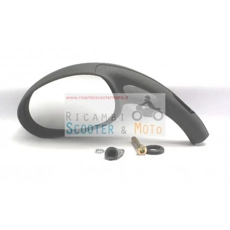 Nuovo Arrivo Specchietto Sx Completo Originale Malaguti F 12 F 15 Nero Velvet
