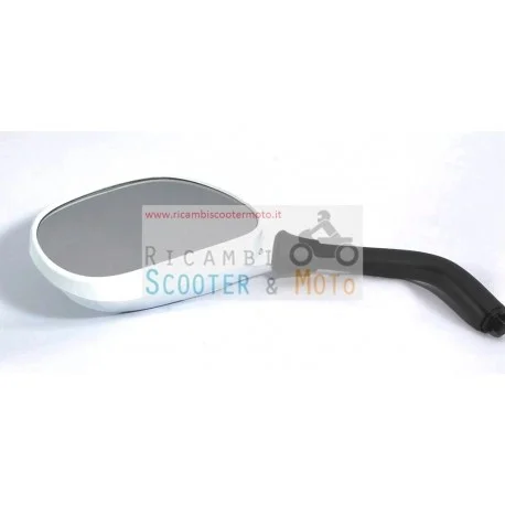 Specchietto Sx Originale Malaguti F 10 Ciak 125 150 Bianco Smaltato Sconto