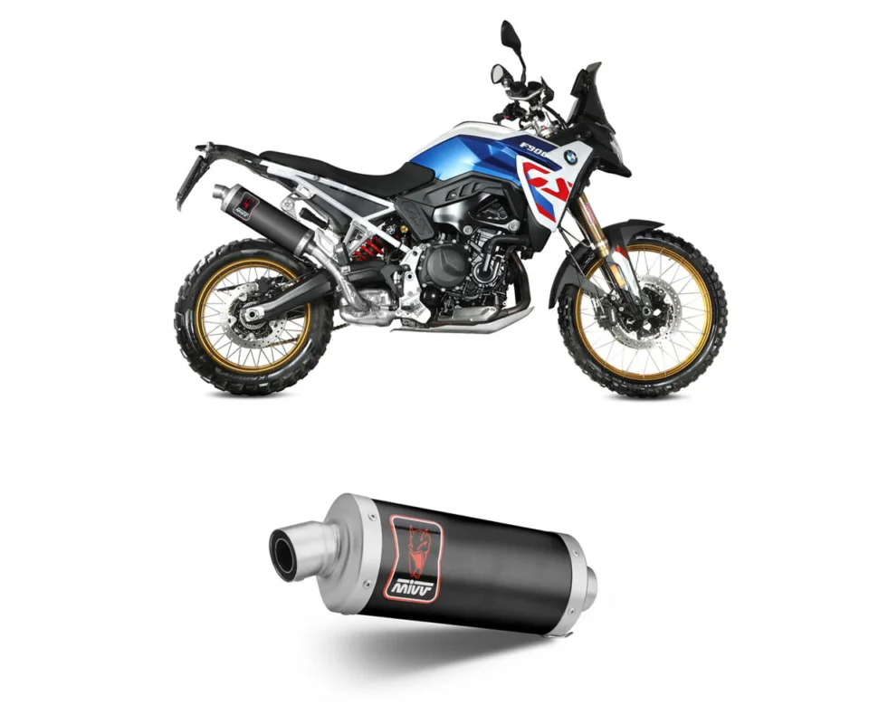 Terminale Scarico MIVV Dakar Inox Nero BMW F 900 GSModelli dal 2024 al 2026 B.043.LDKB Saldi