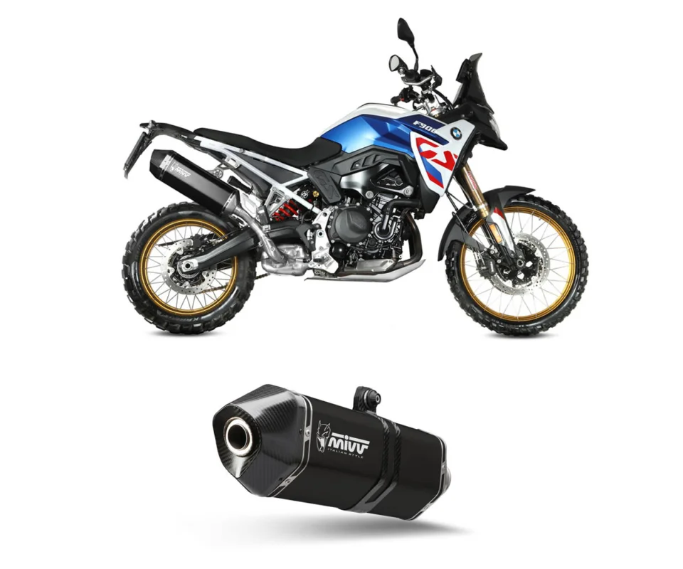 Terminale Scarico MIVV Speed Edge Nero Acciaio inox per Bmw F 900 GSModelli dal 2024 al 2026 B.043.LRB Professionale