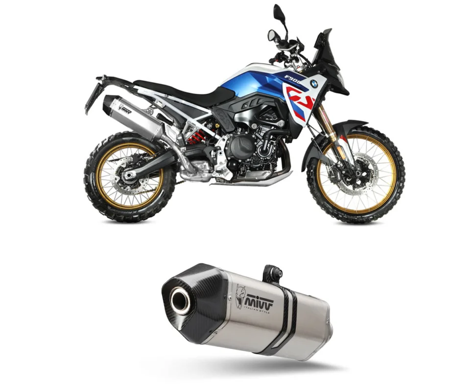 Terminale Scarico MIVV Speed Edge Inox per BMW F 900 GSModelli dal 2024 al 2026 B.043.LRX Spedizione Gratuita