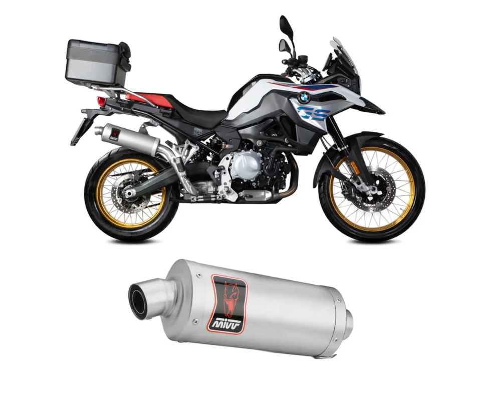 Spedizione Gratuita Terminale Di Scarico MIVV DAKAR Inox BMW F 850 GSModelli dal 2018 al 2024 B.033.LDKX