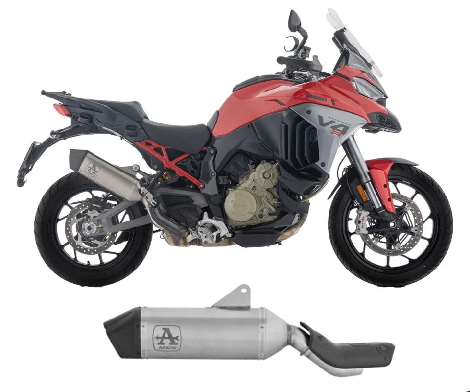 Non Perdere Terminale Scarico Non per uso stradale Arrow Veloce Titanio DUCATI Multistrada V4 / S 1100Modelli dal 2025 al 2026 72031VL