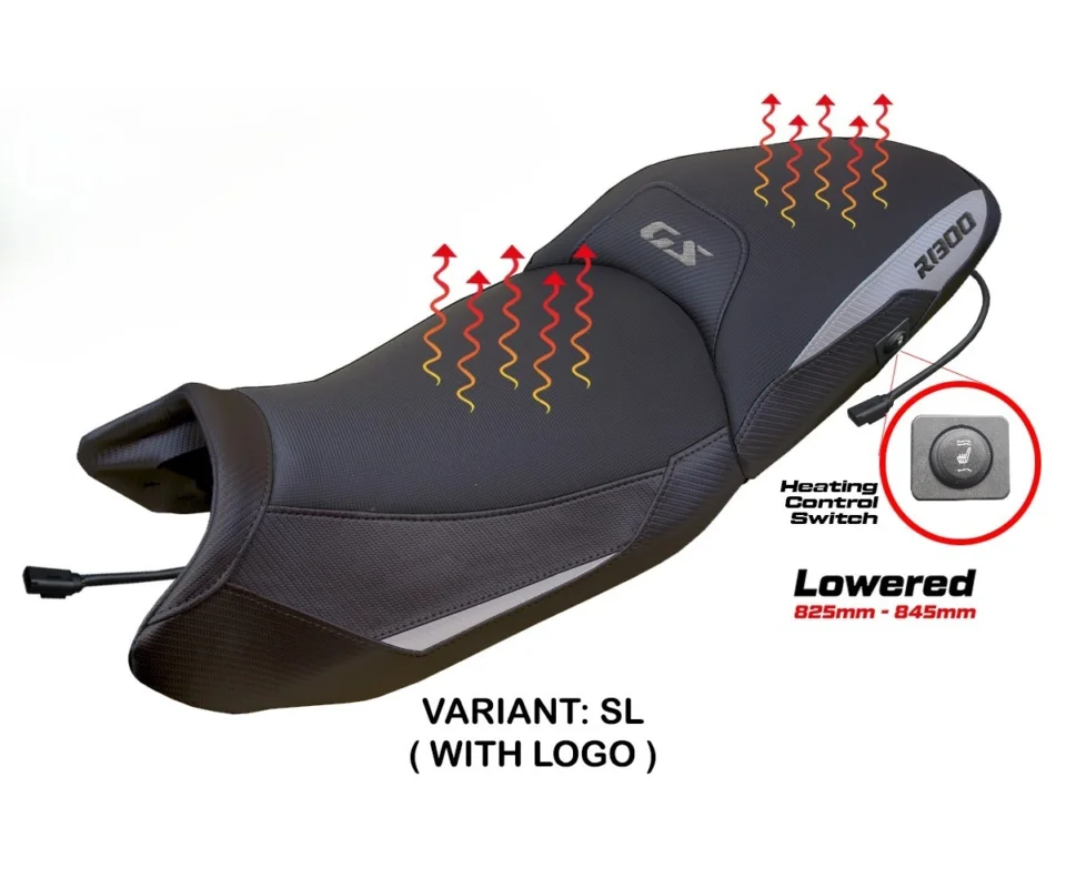 Sella Completa Dorfen Heating Ribassata TPZ Italia Per BMW R 1300 GSModelli dal 2025 al 2026 BW13GSADB-SL-1-SCHS Esclusivo