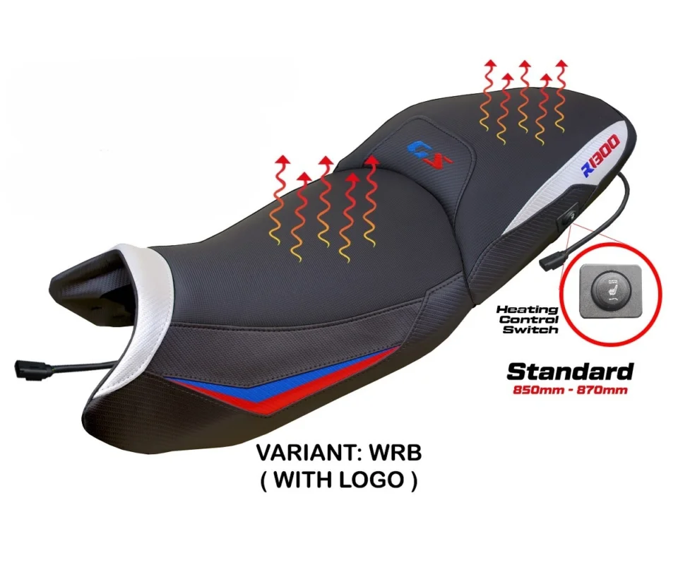 Sella Completa Dorfen Heating Standard TPZ Italia Per BMW R 1300 GSModelli dal 2025 al 2026 BW13GSAD-WRB-1-SCHS Più Venduto