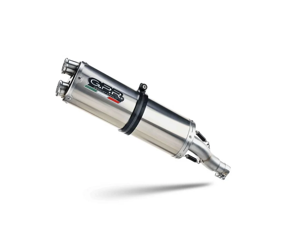 Terminale Di Scarico Gpr Omologato Dual Inox per Voge 625DSXModelli dal 2024 al 2026 VO.8.DUAL.IO Offerta Del Giorno