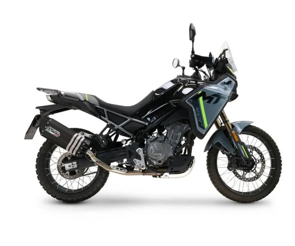 Prezzo Scontato Scarico Completo Gpr No Uso Stradale Hyper Sonic Black Titanium per Cf Moto 450 MTModelli dal 2024 al 2026 CF.17.RACEDB.HYSOBLK