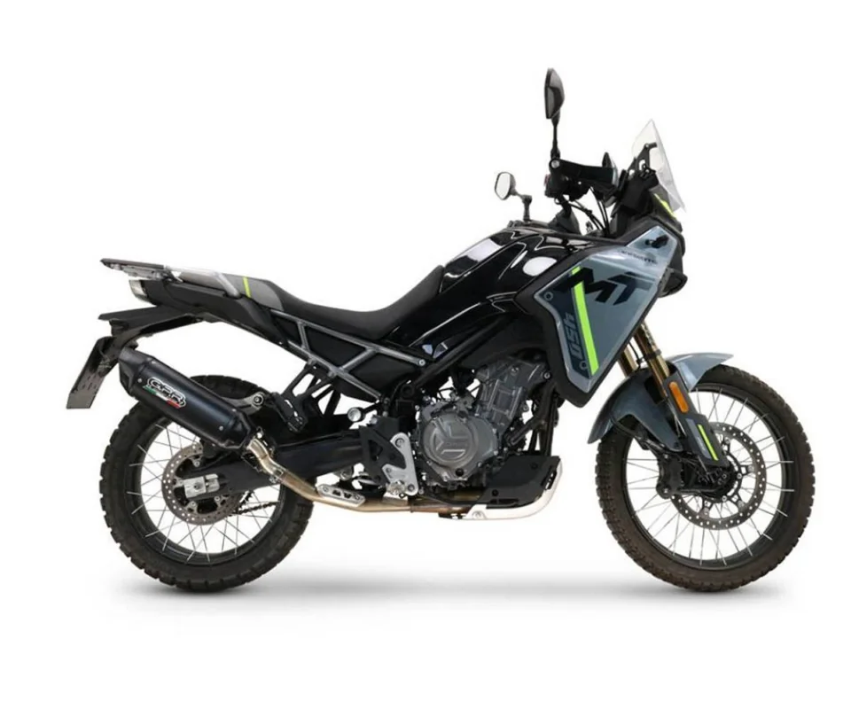 Nuova Collezione Terminale Di Scarico Gpr Omologato Furore-X Titanio Nero per Cf Moto 450 MTModelli dal 2024 al 2026 CF.17.VO.7.FUXTITBL