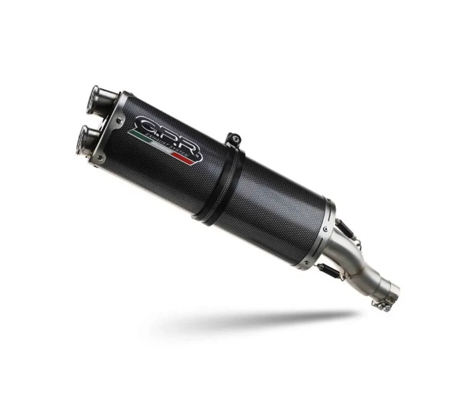 Ultimissimo Modello Terminale Di Scarico Gpr Omologato Dual Poppy per Bmw R 1250 Gs AdventureModelli dal 2021 al 2024 E5.BM.99.1.DUAL.PO