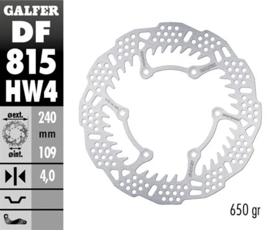Promozione Galfer Disco Freno Posteriore SHARK FIXED 240X4MM per BETA 480 RR 4TModelli: 2015 DF815HW4