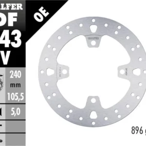 Vendita Finale Galfer Disco Freno Posteriore ROUND FIXED 240X5MM per HONDA FORZA 350Modelli: 2021 DF143V
