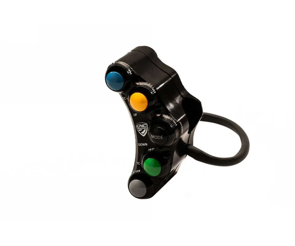 Pulsantiera Sinistra Versione Racing Cnc Racing Nero Aprilia Rsv4 RModelli dal 2009 al 2014 SWA02B Ultime Pezzi