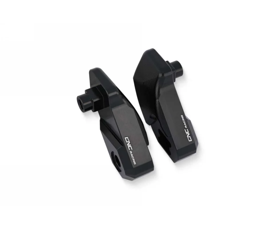 Kit Rialzi 30 Mm Per Poggiapiedi Pilota Cnc Racing Nero Ducati Multistrada 950 V2Modelli dal 2022 al 2026 PEA51B Vendita Finale
