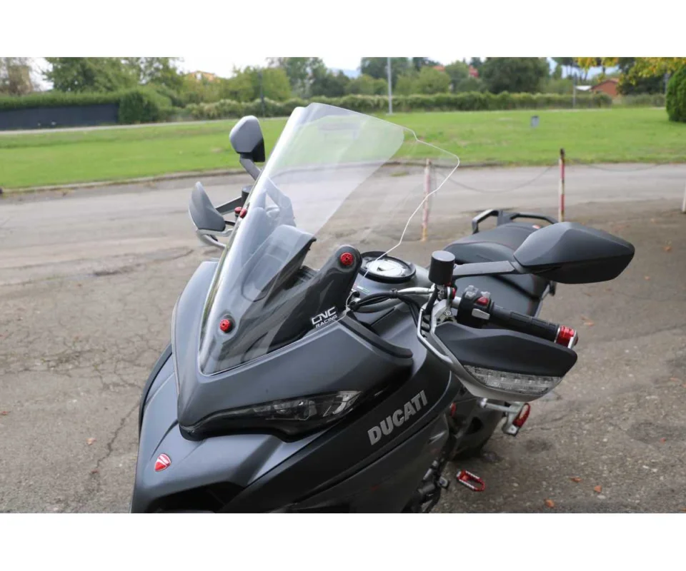 Nuova Collezione Cupolino Trasparente Cnc Racing Trasparente Ducati Multistrada 950 V2Modelli dal 2022 al 2026 WS351CL