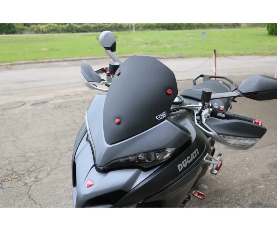 Cupolino Sport Nero Cnc Racing Nero Ducati Multistrada 950 SModelli dal 2019 al 2021 WS350B Direttamente Dal Produttore