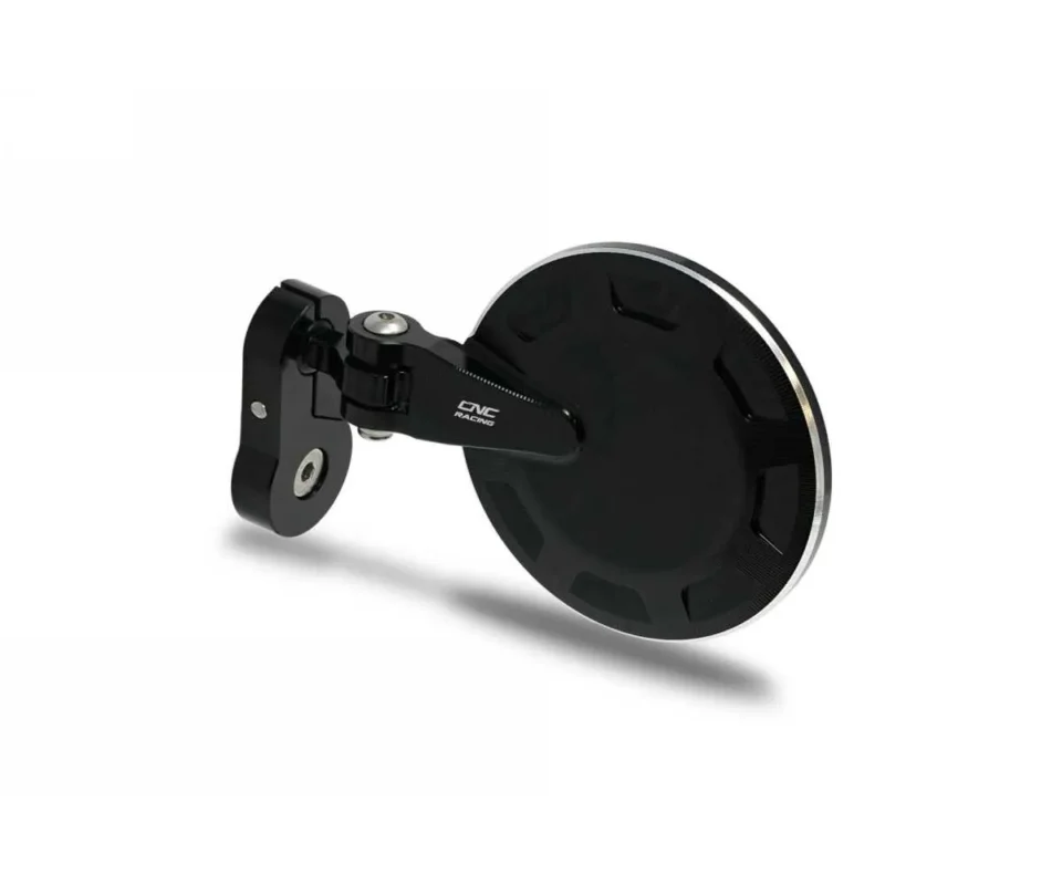 Specchio Bar End Rocket Sinistro Bicolor Cnc Racing Nero/argento Bmw S1000 R K47Modelli dal 2014 al 2020 MR702BS Occasione