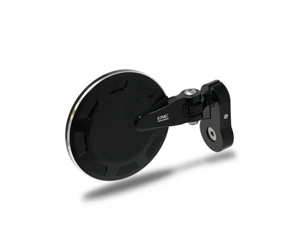 Super Prezzo Specchio Bar End Rocket Destro Bicolor Cnc Racing Nero/argento Ducati Multistrada V4Modelli dal 2021 al 2022 MR701BS