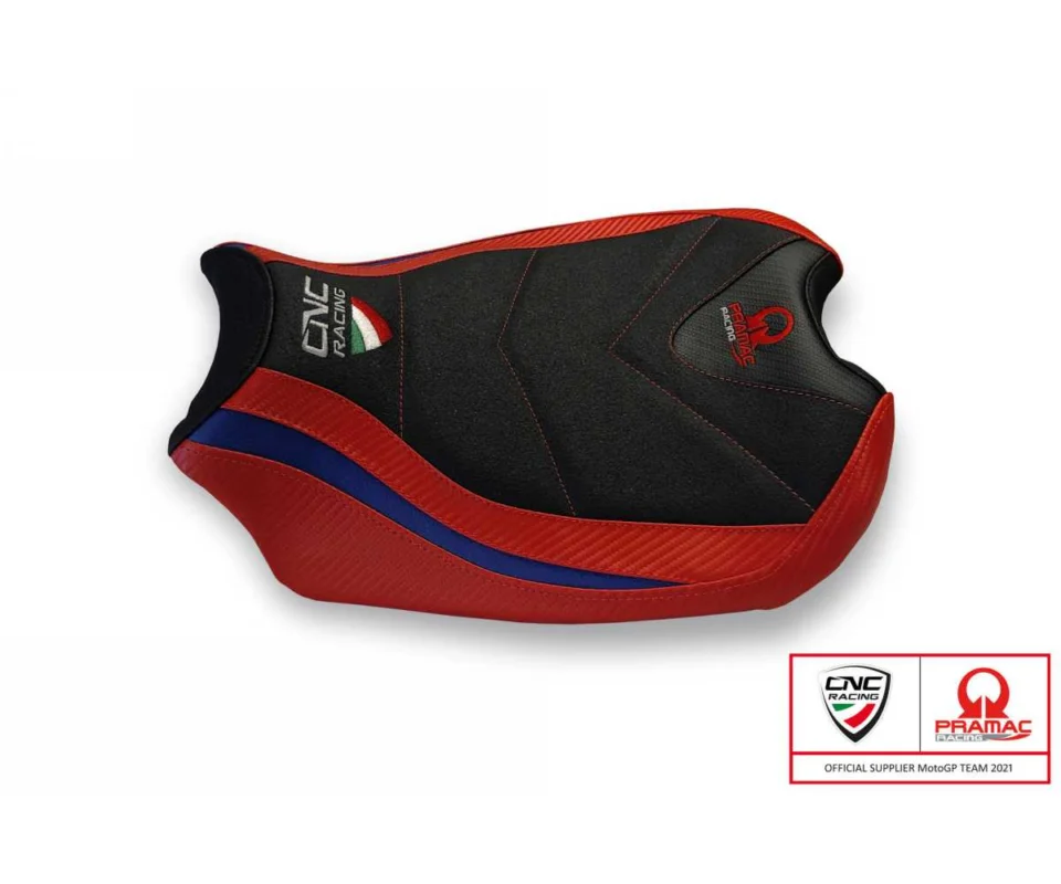 Sella Completa Pramac Racing Limited Edition Cnc Racing Nero Ducati Superbike Panigale V4 RModelli dal 2019 al 2026 SLD01PR Must-Have