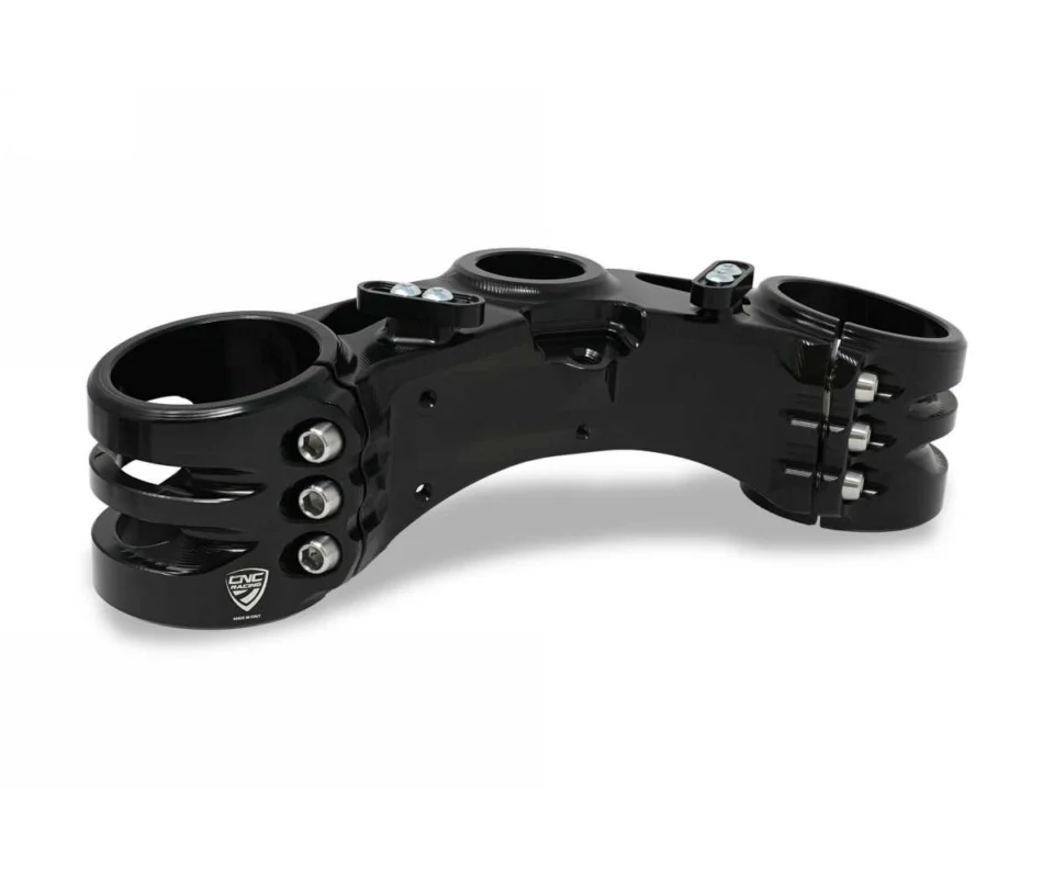 Piastre Di Sterzo Inferiore Cnc Racing Nero Ducati Superbike 955 Panigale V2Modelli dal 2020 al 2026 PSB11B Spedizione Espresso