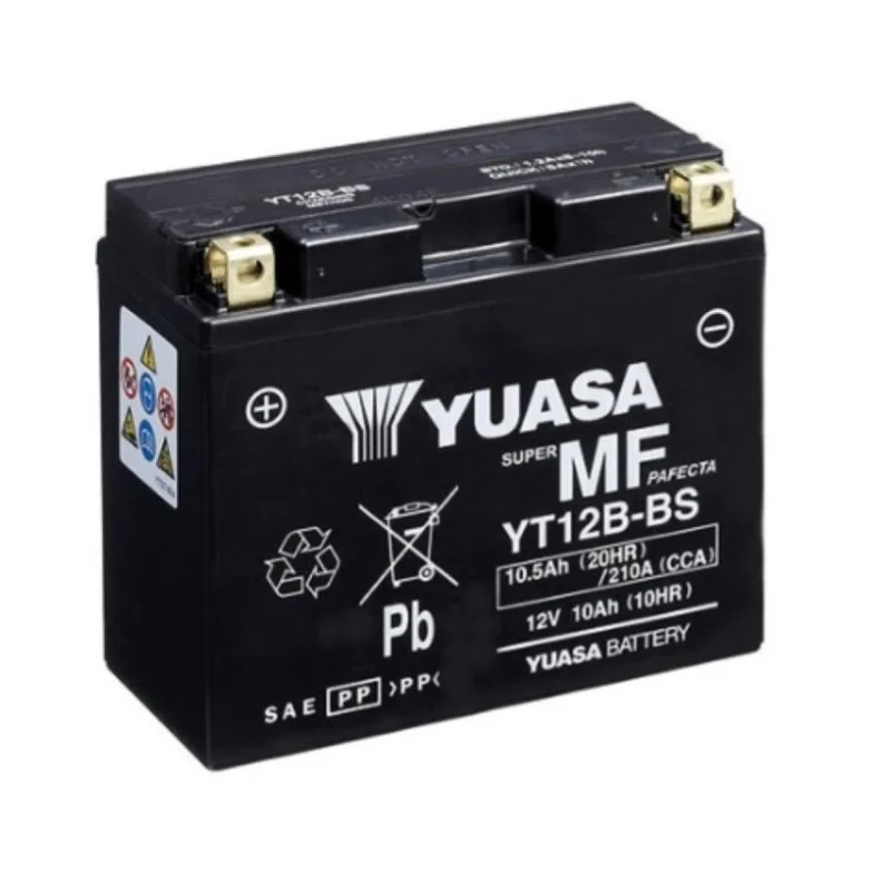 Ultime Pezzi Batteria Yuasa YT12B-BS (SIGILLATA ATTIVATA) 12V/10AH