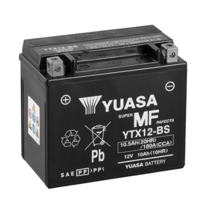 Soddisfatti O Rimborsati Batteria Yuasa YTX12 Sigillata e attiva 12V/10AH
