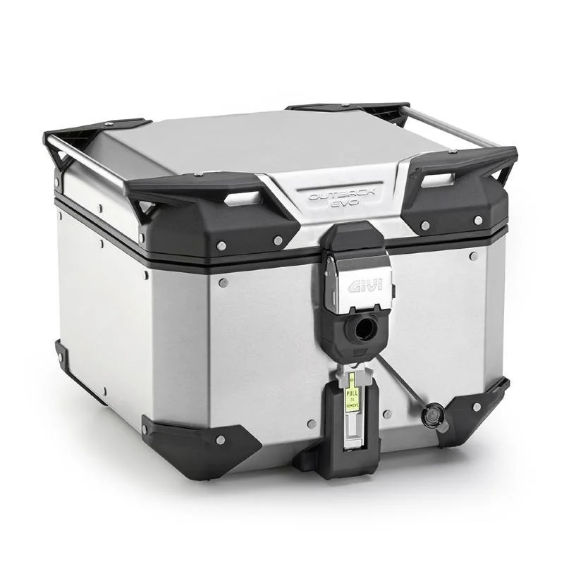 Novità Bauletto Givi Obkev42A Trekker Outback Evo Smart 42 Litri Alluminio Naturale
