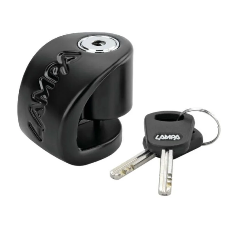Novità Blocca Disco Moto Lampa STONE XS Perno 5,5mm Nero