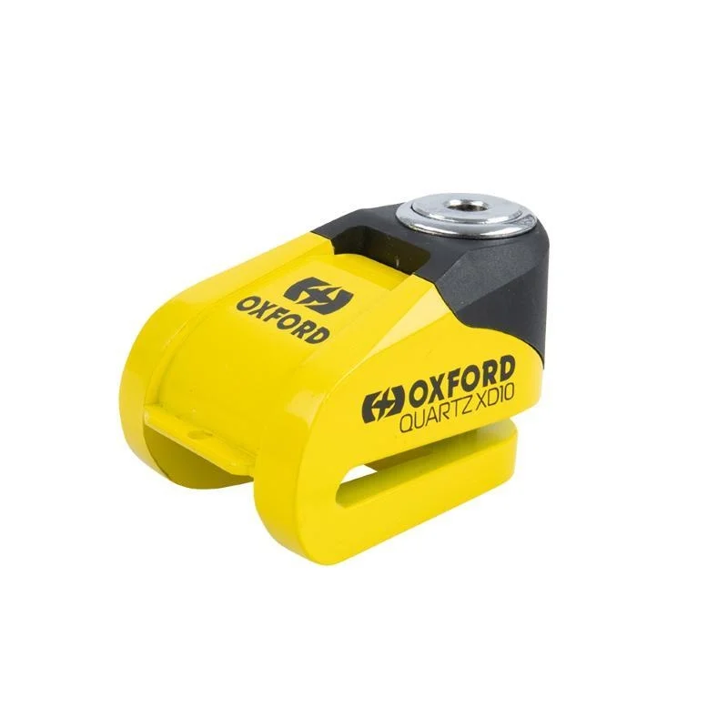 Blocca Disco Moto Oxford Quartz XD10 Perno 10mm Giallo Subito Disponibile