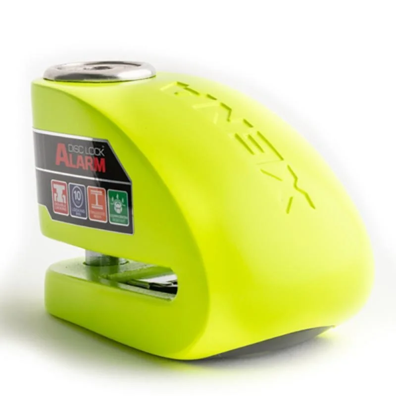 Bloccadisco Xena XX10 con allarme e perno da 10mm Giallo Pagamento Sicuro