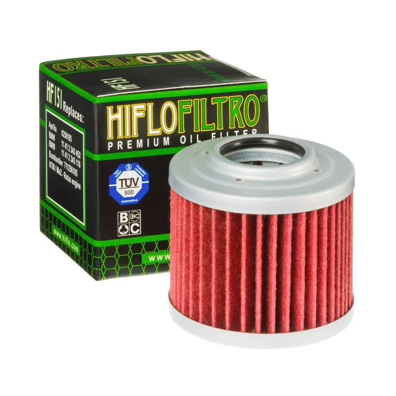 Must-Have Filtro Olio Hiflo HF151 per Aprilia