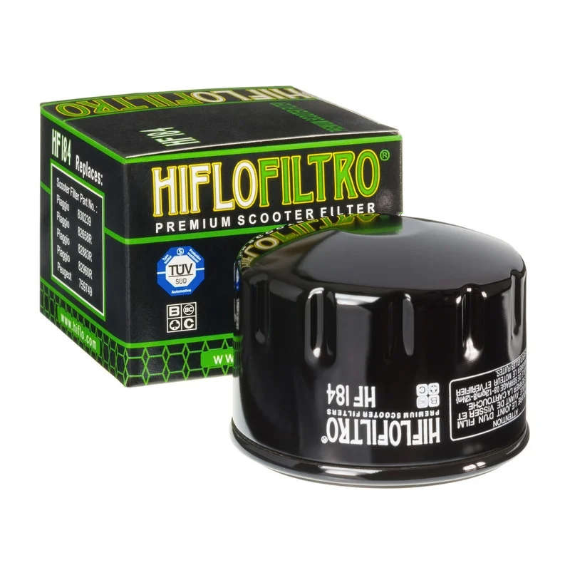 Solo Oggi Filtro Olio Hiflo HF184 per Aprilia / Gilera / Malaguti / Peugeot / Piaggio