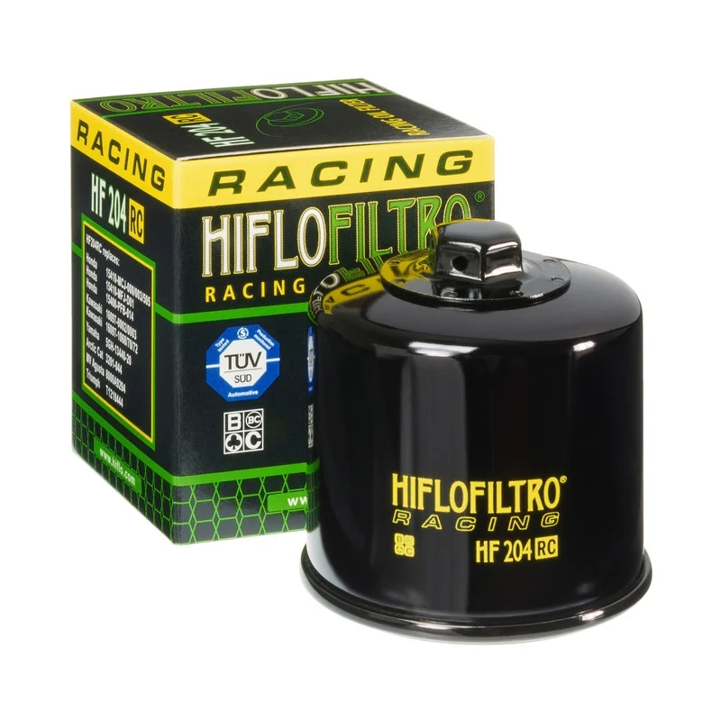 Filtro Olio Hiflo HF204RC Racing per Arctic / Honda / Kawasaki / Mercury / Suzuki / Triumph / Yamaha Prezzo Conveniente