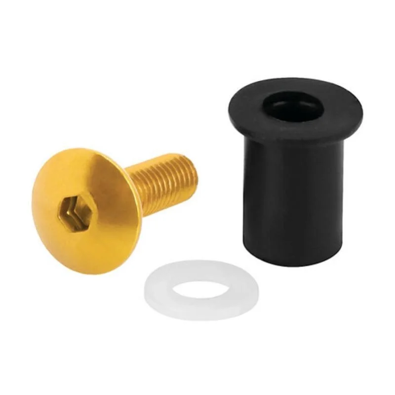 A Buon Prezzo Kit Lampa 91652 per cupolino con dadi gommati con viti e rondelle 5 MA 10 pz - Oro