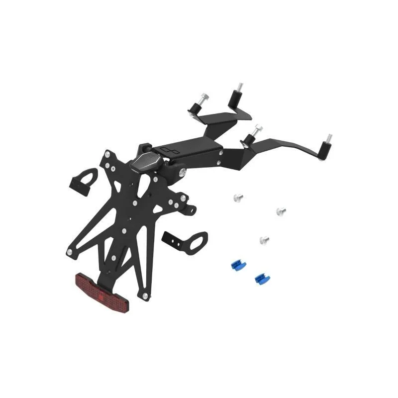 Spedito Oggi Kit Portatarga Lightech Regolabile Honda con luce targa e Catadiottro