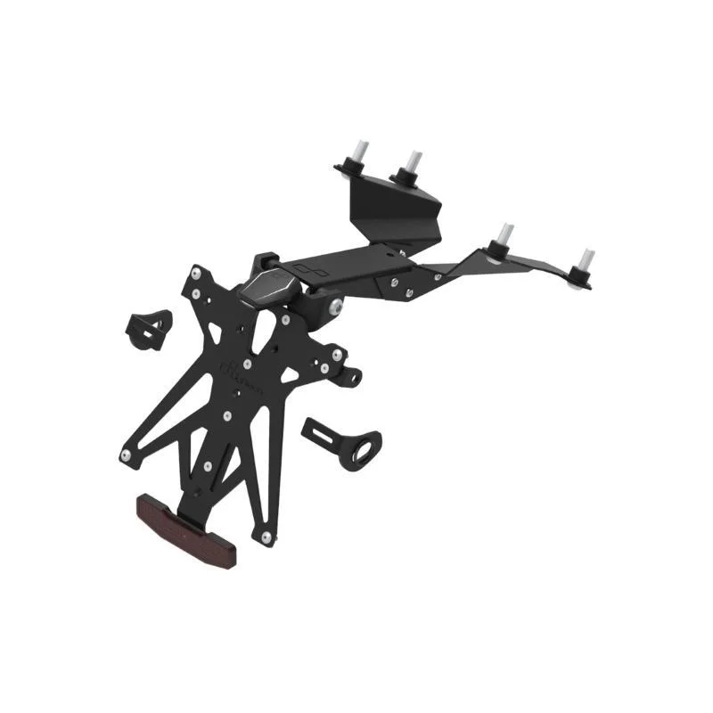 Kit Portatarga Lightech Regolabile Honda con luce targa e Catadiottro Nuovo Arrivo