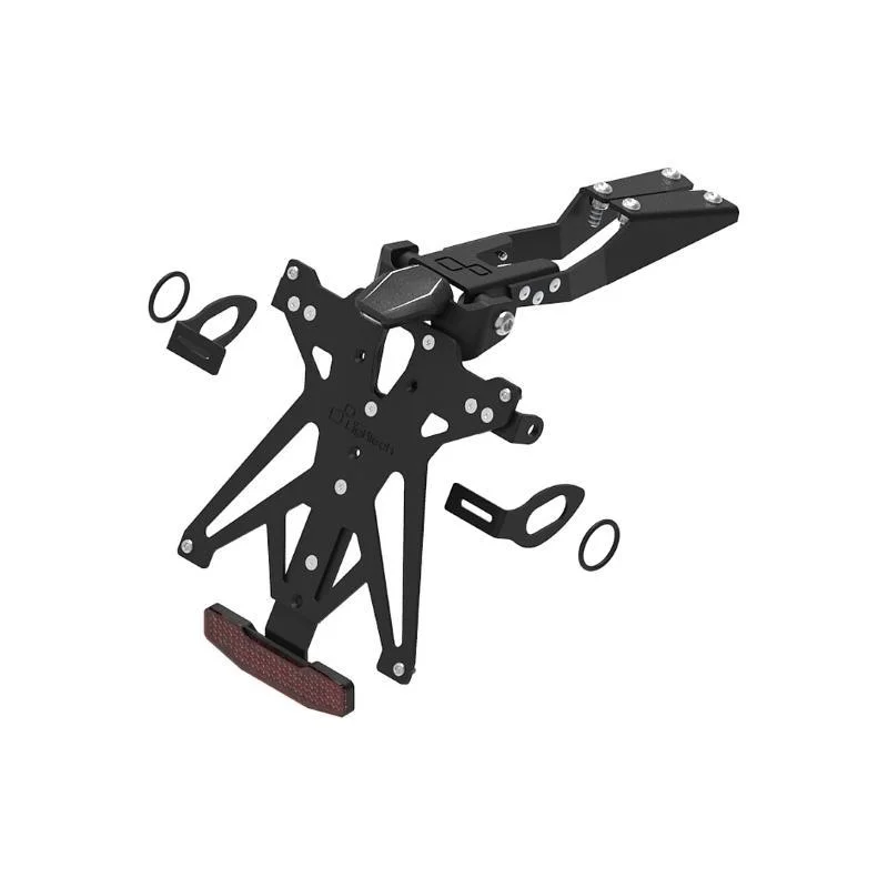 A Buon Prezzo Kit Portatarga Lightech Regolabile Honda con luce targa e Catadiottro
