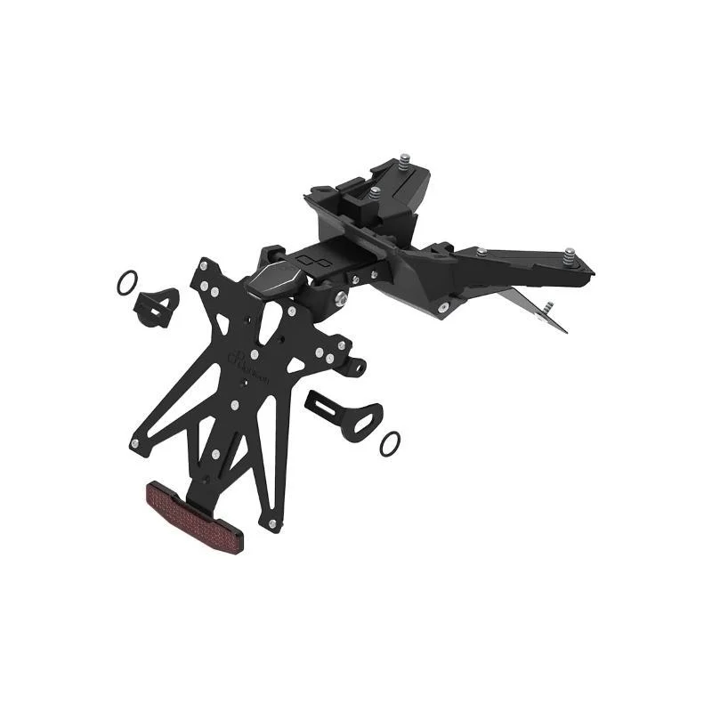 Kit Portatarga Lightech Regolabile Honda con luce targa e Catadiottro Prezzo Scontato